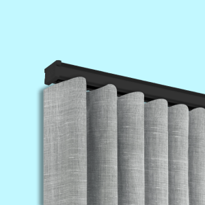Tringle Rail KS Noir Système Wave sur mesure
