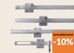 Tringle métal slim pour anneaux ou glisseur sur mesure
