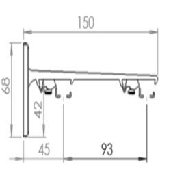  support 150 cm