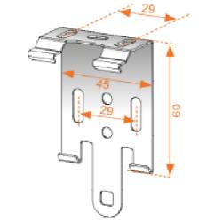 Support store cassette Rollobox mur ou plafond
