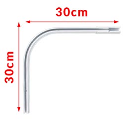 dimensions coude tringle rail