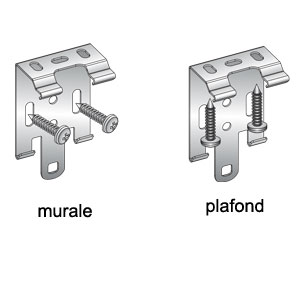 supports pour fixation murale ou plafond